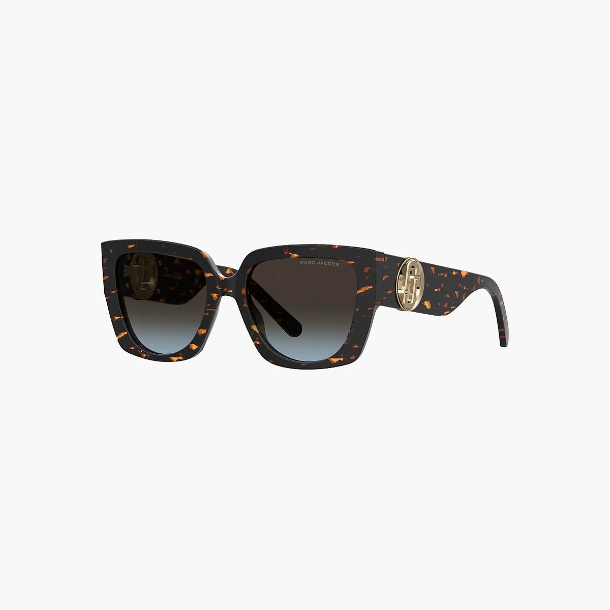 Women Marc Jacobs J Marc Square Cutout Sunglasses Black | UK MJ6803-N81