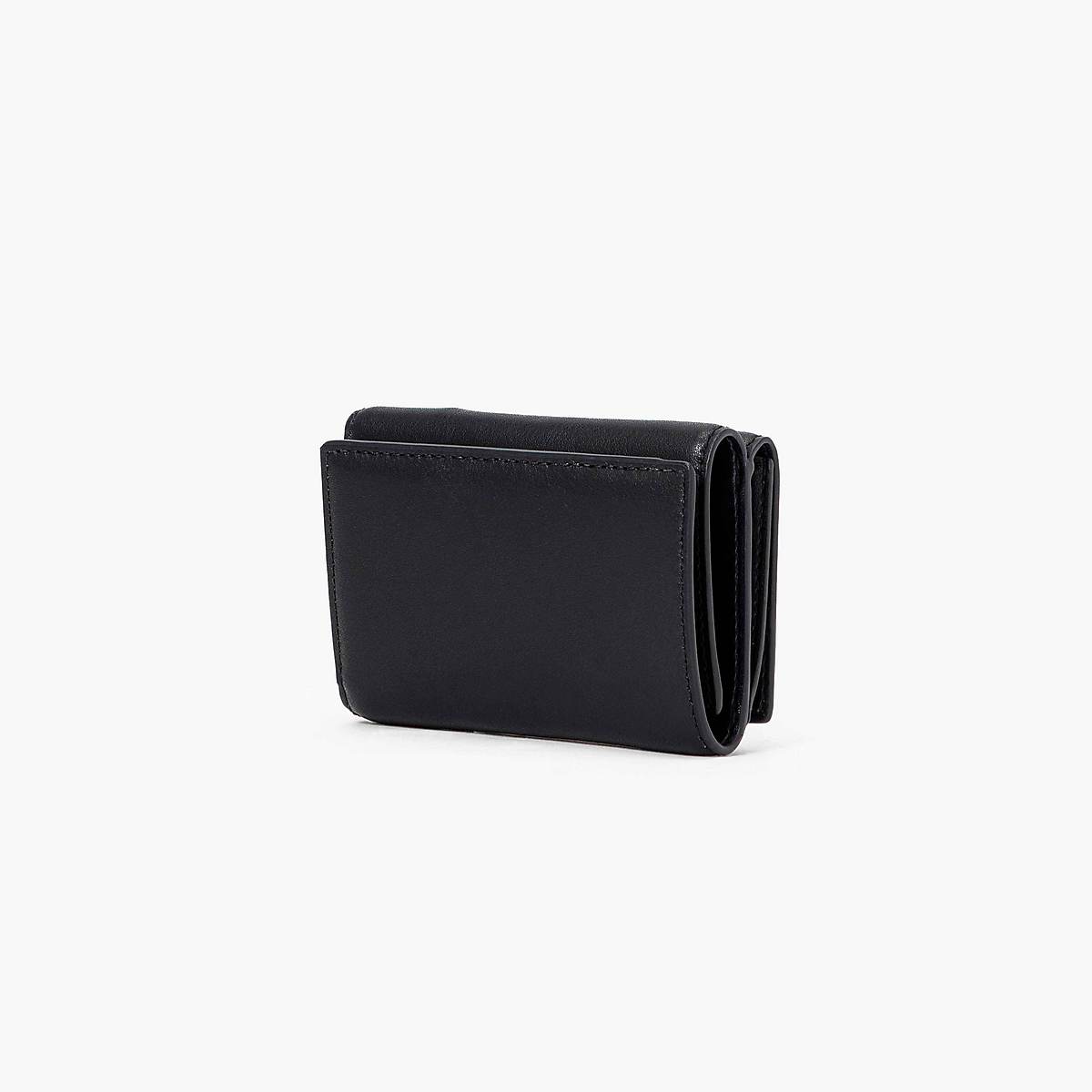 Women Marc Jacobs J Marc Trifold Wallets Black | UK MJ5214-X95