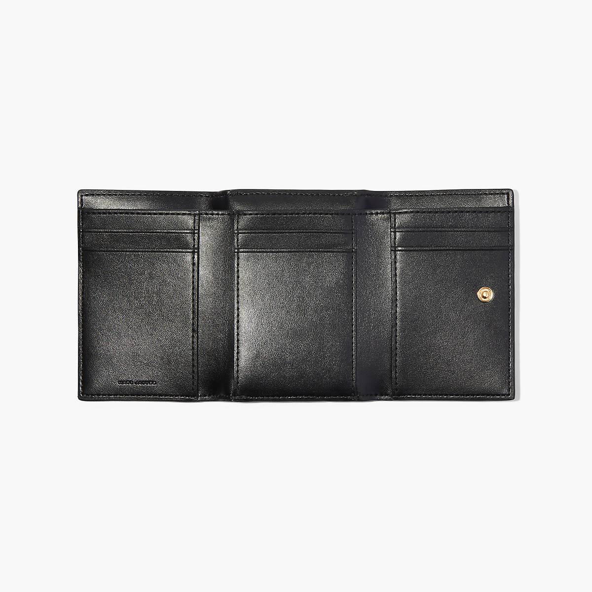 Women Marc Jacobs J Marc Trifold Wallets Black | UK MJ5214-X95