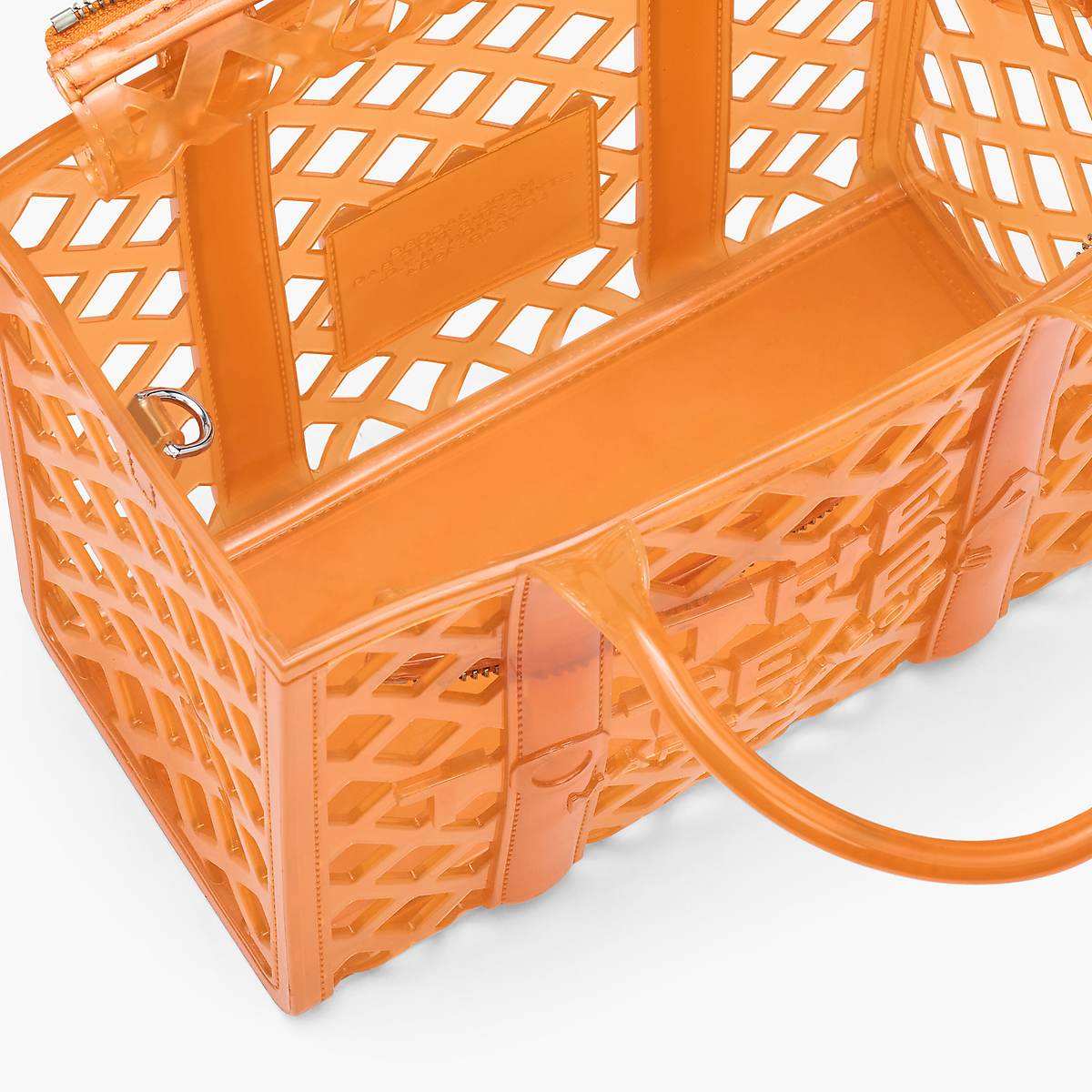 Women Marc Jacobs Jelly Small Tote Bags Orange | UK MJ9174-Z28