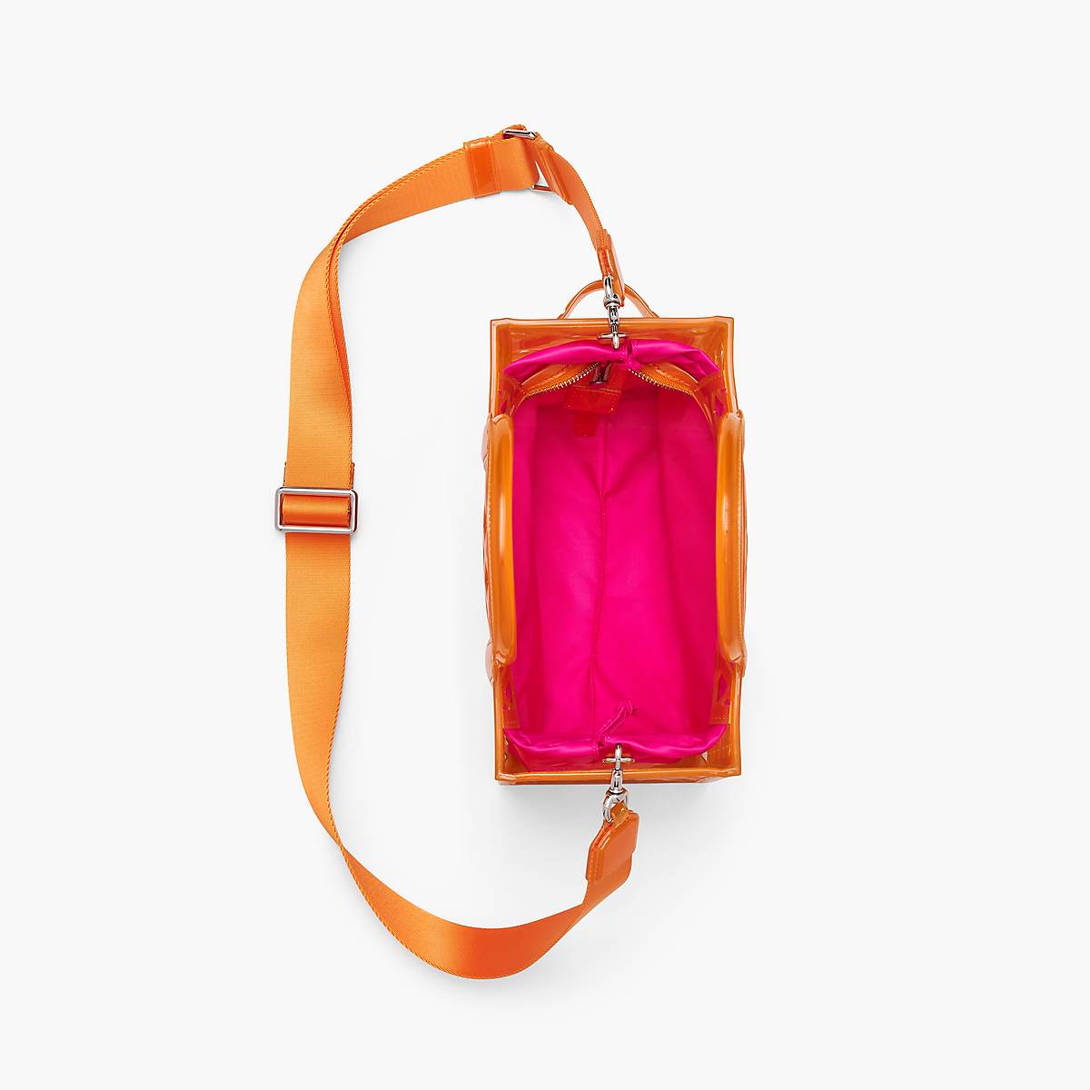 Women Marc Jacobs Jelly Small Tote Bags Orange | UK MJ9174-Z28