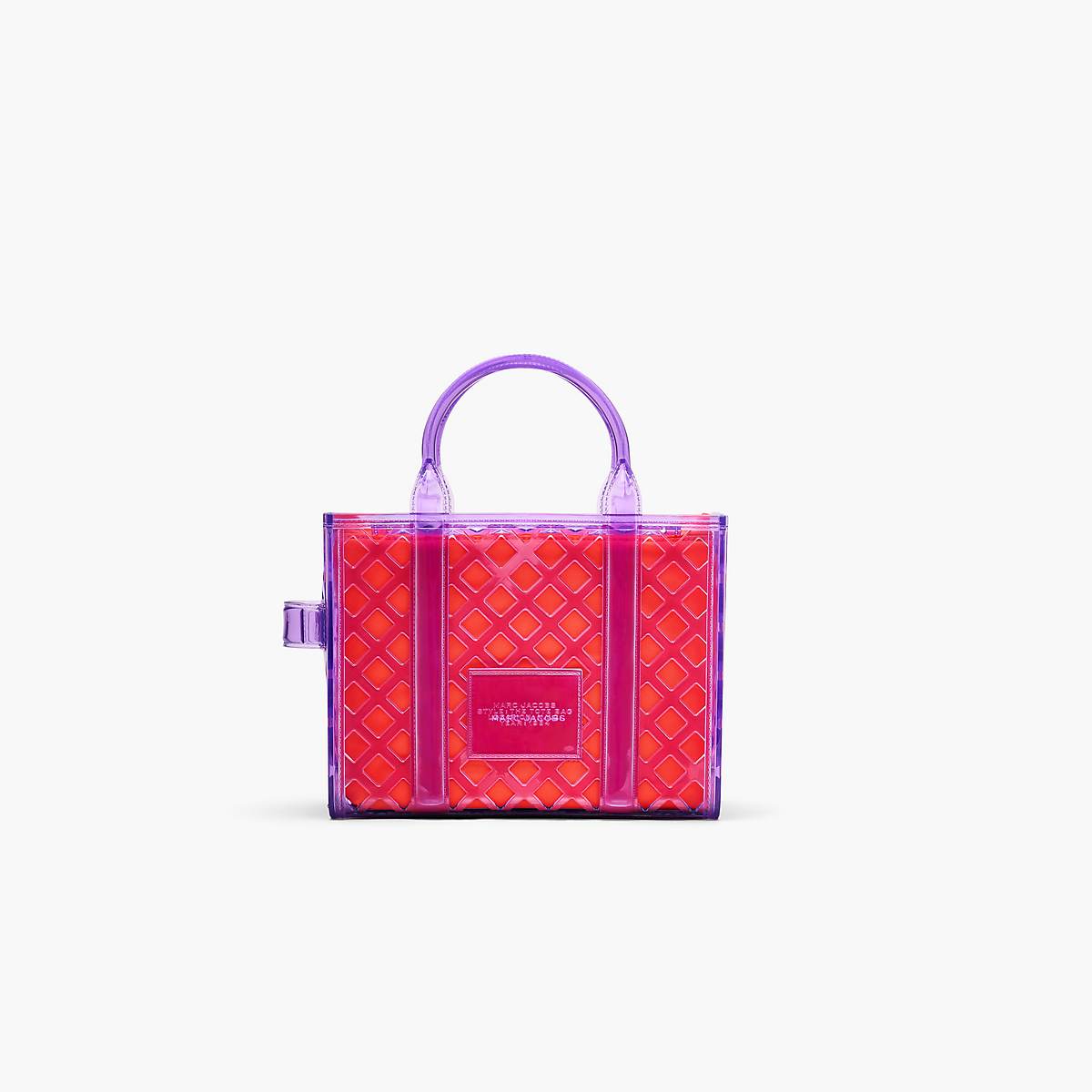 Women Marc Jacobs Jelly Small Tote Bags Purple | UK MJ1943-X89