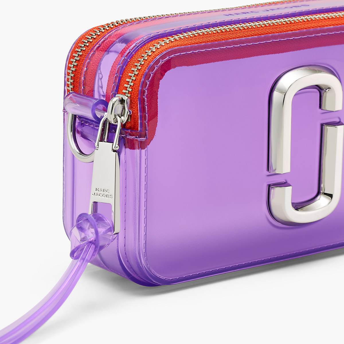 Women Marc Jacobs Jelly Snapshot Bags Purple | UK MJ9816-W57