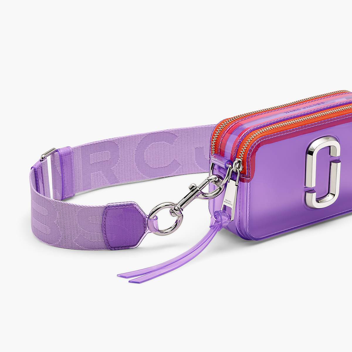 Women Marc Jacobs Jelly Snapshot Bags Purple | UK MJ9816-W57