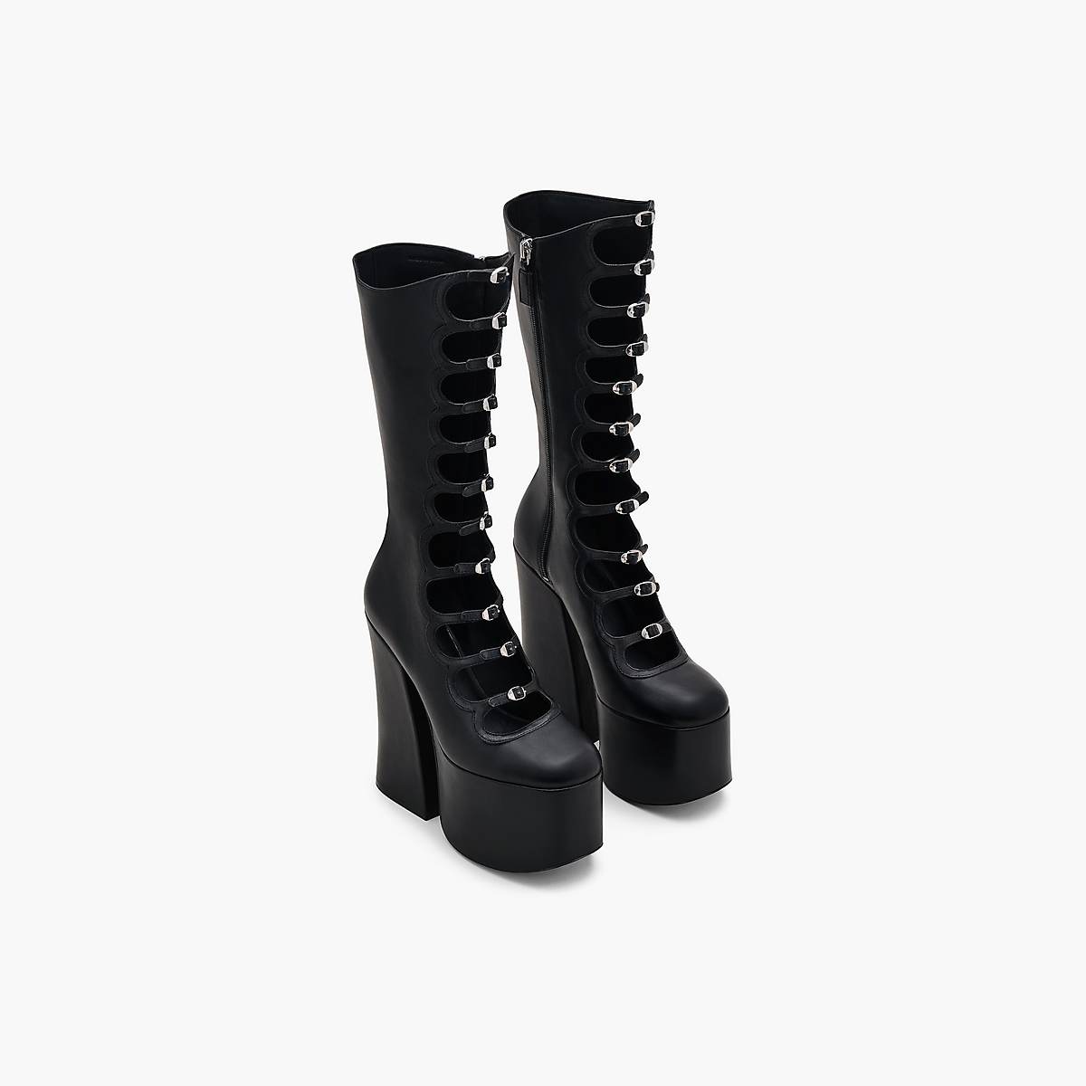 Women Marc Jacobs Kiki Knee-High Boots Black | UK MJ1495-A58