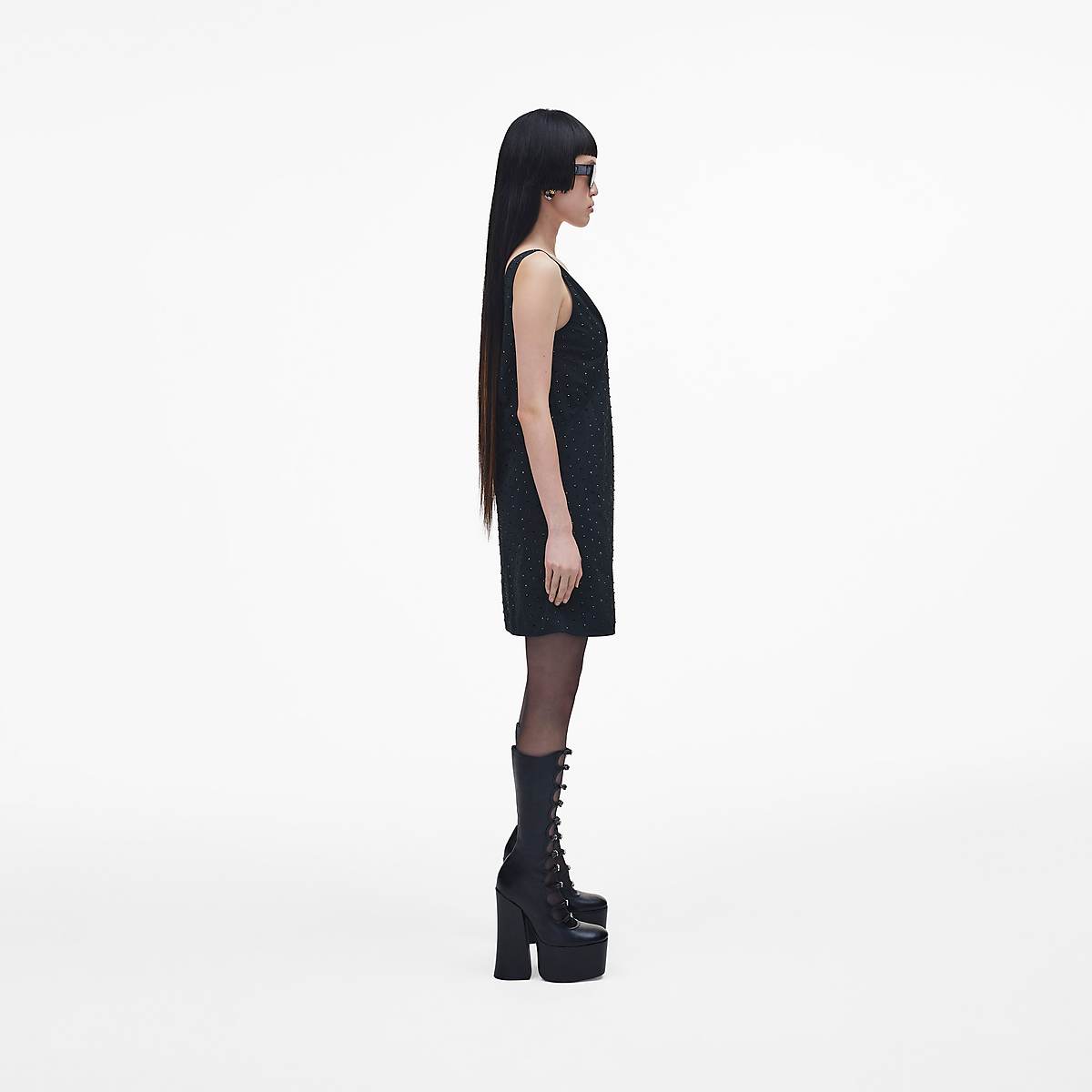 Women Marc Jacobs Kiki Knee-High Boots Black | UK MJ1495-A58