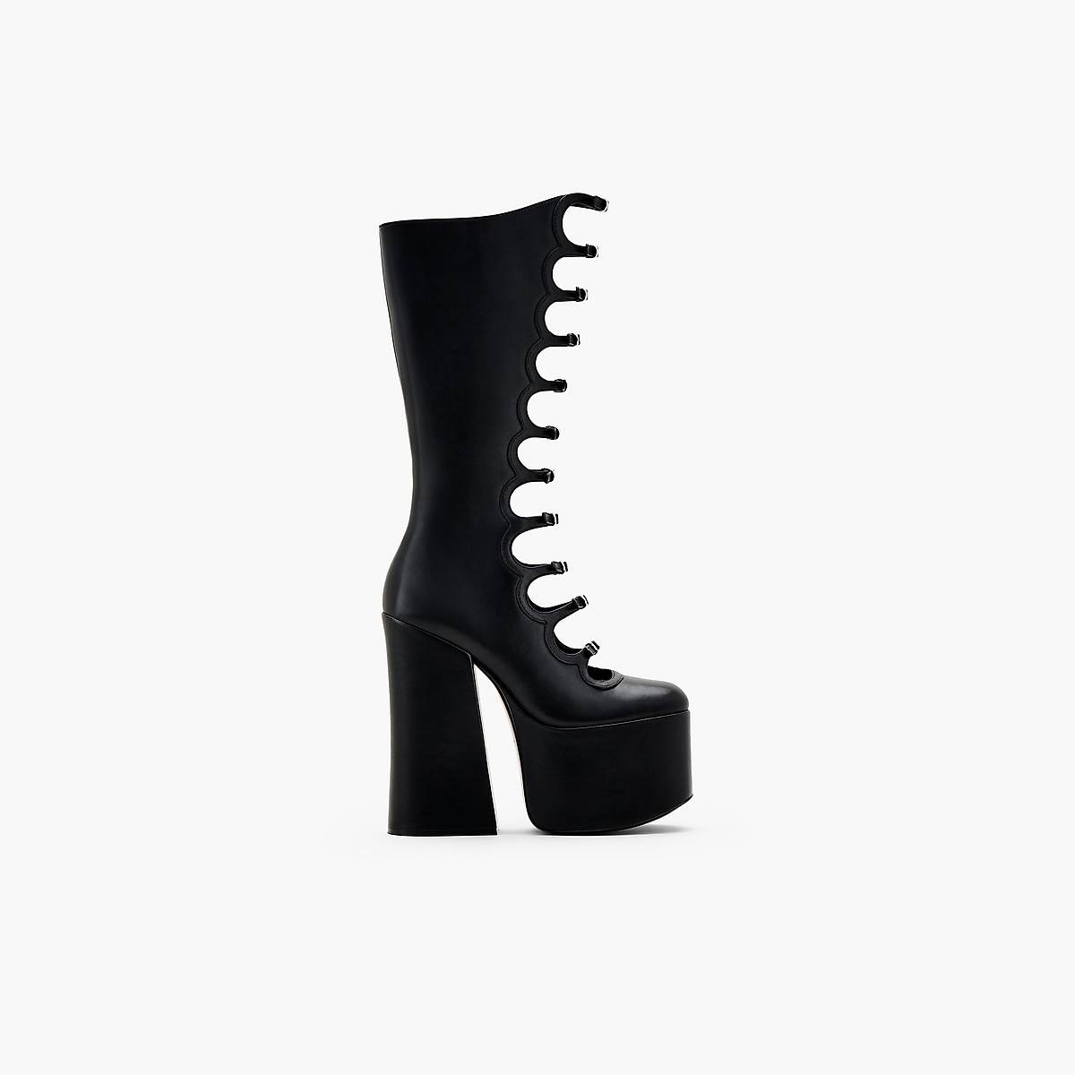 Women Marc Jacobs Kiki Knee-High Boots Black | UK MJ1495-A58