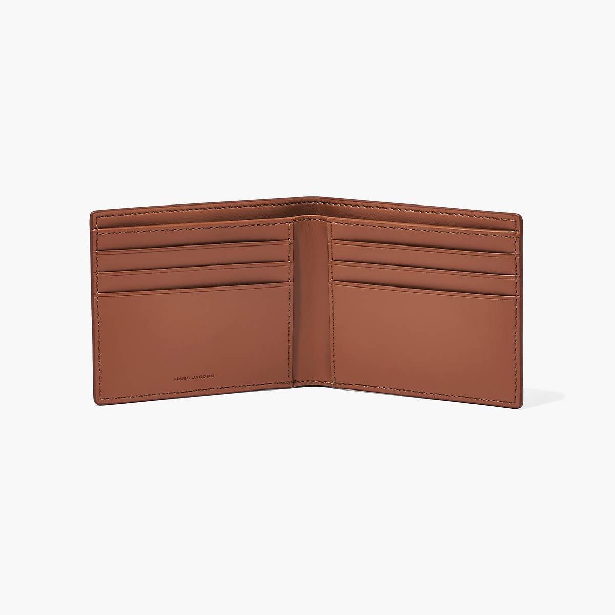 Women Marc Jacobs Leather Billfold Wallets Brown | UK MJ9365-C29