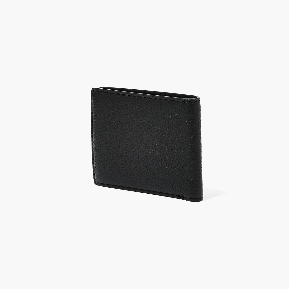 Women Marc Jacobs Leather Billfold Wallets Black | UK MJ3042-V28