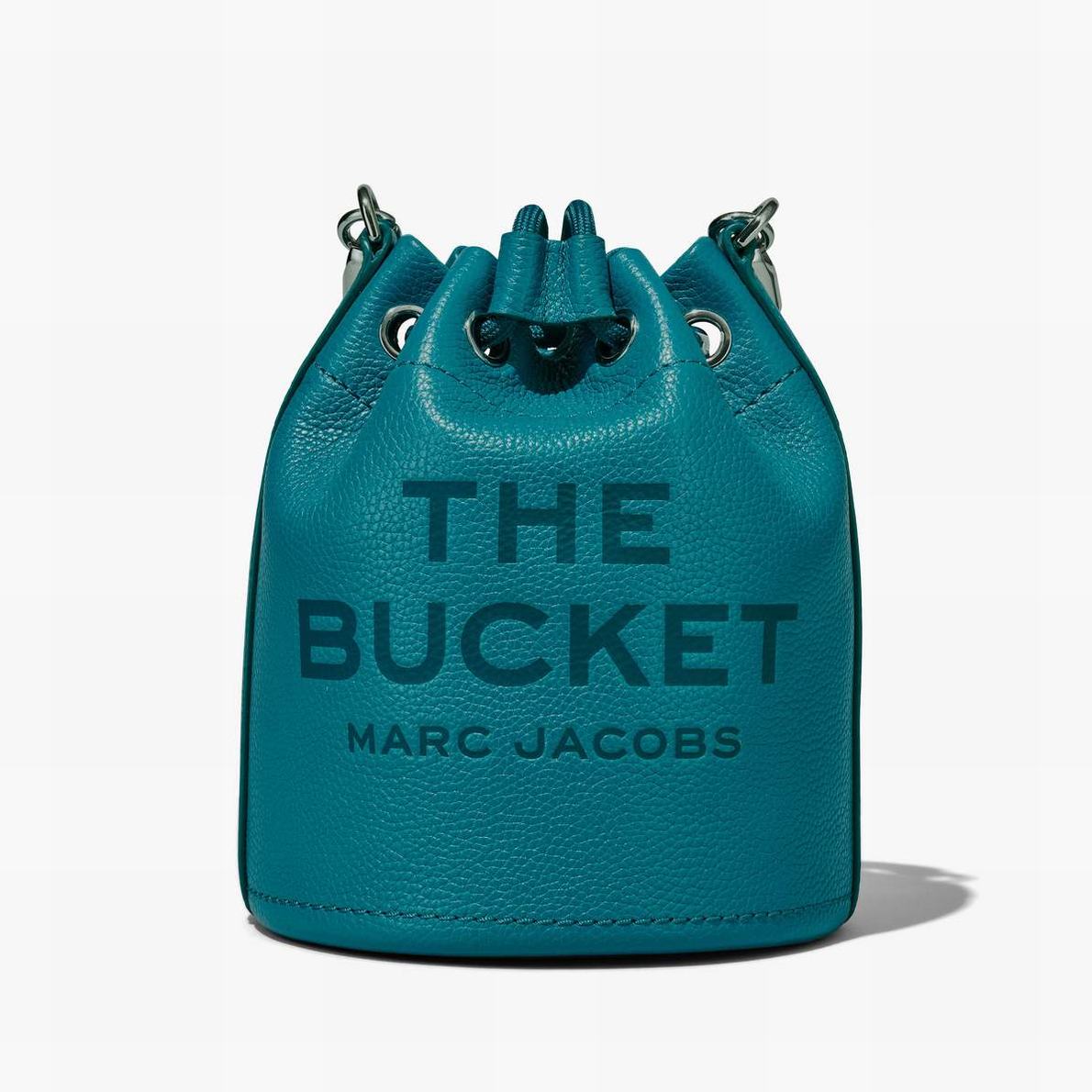 Women Marc Jacobs Leather Bucket Bags Blue | UK MJ9410-Q40