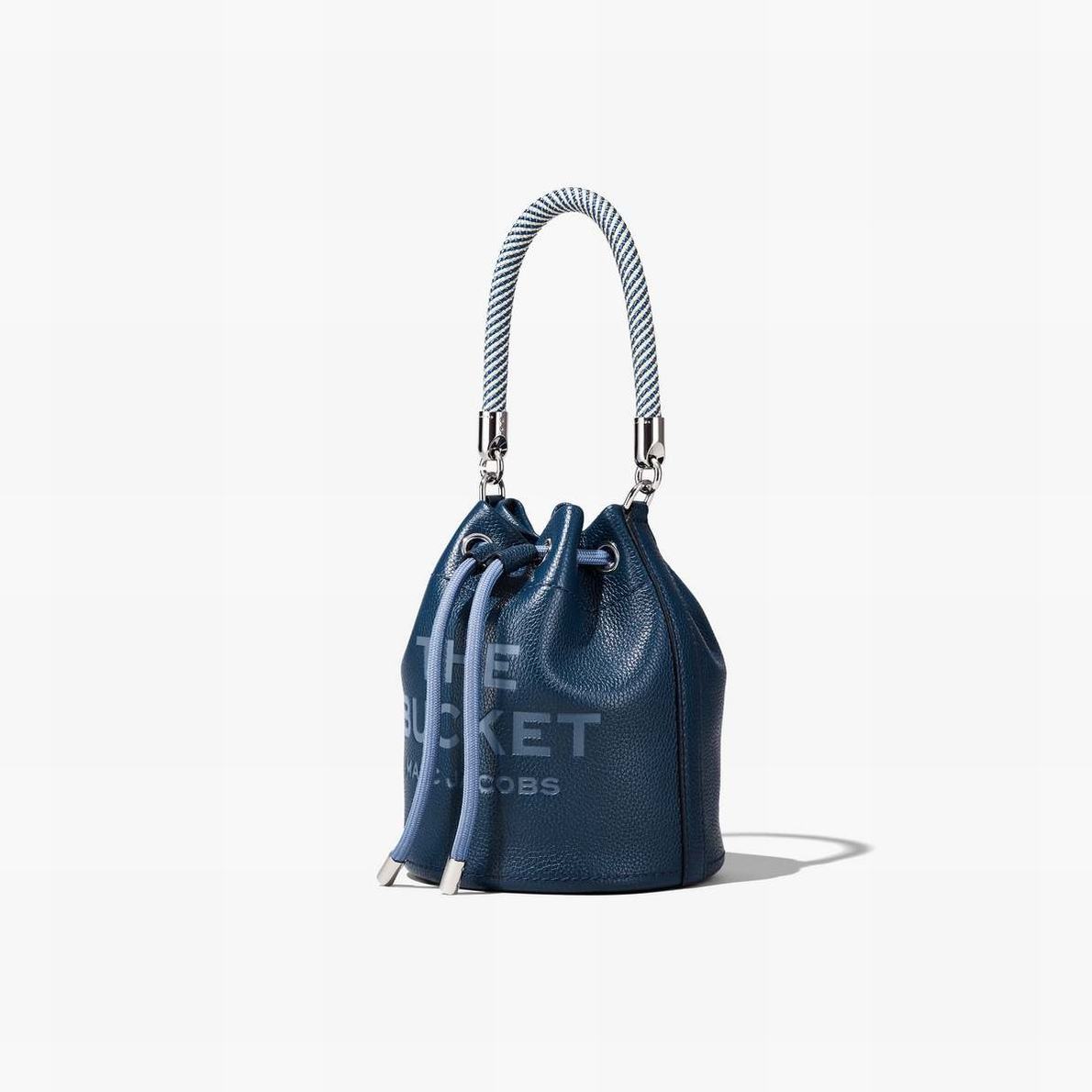 Women Marc Jacobs Leather Bucket Bags Blue | UK MJ4859-W94