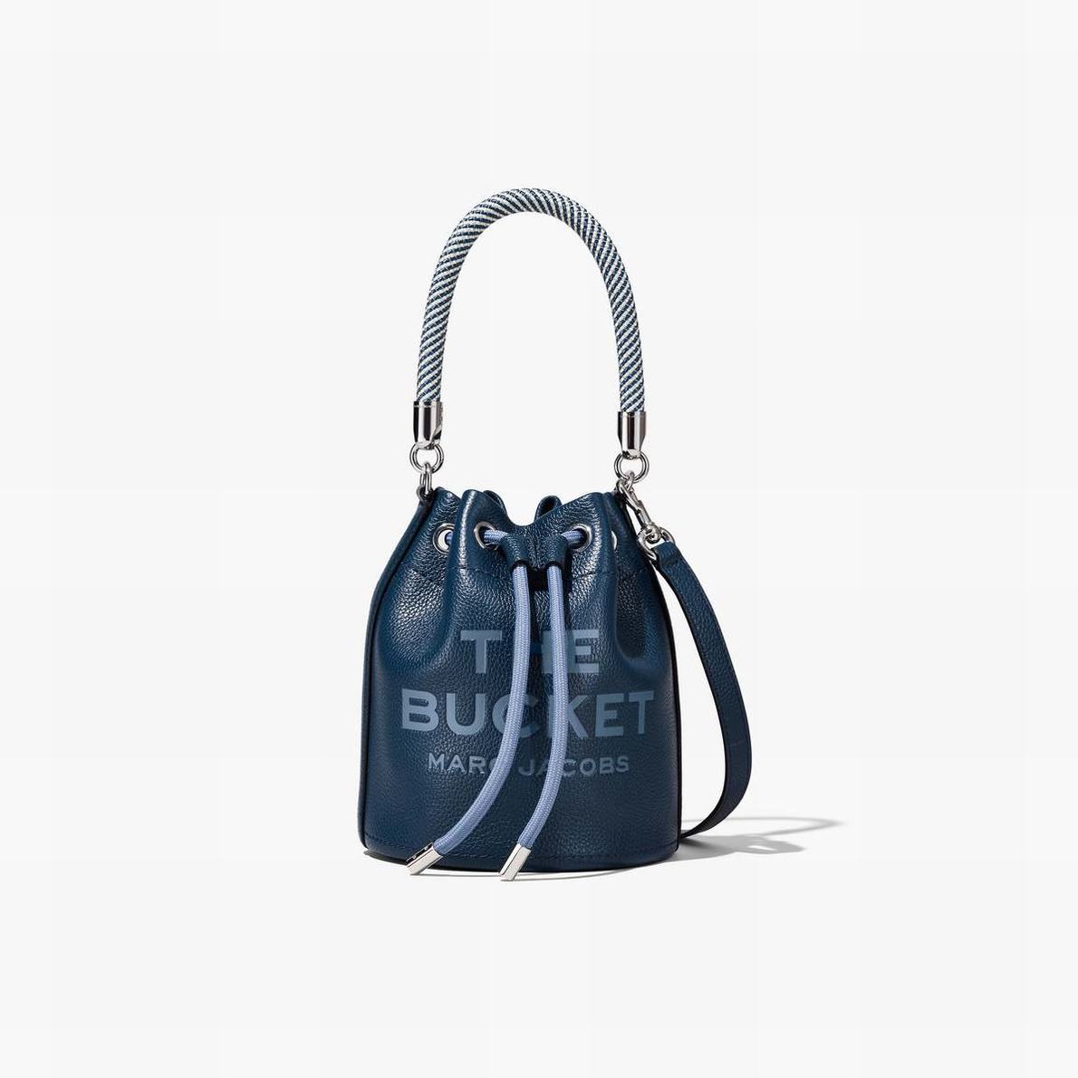 Women Marc Jacobs Leather Bucket Bags Blue | UK MJ4859-W94