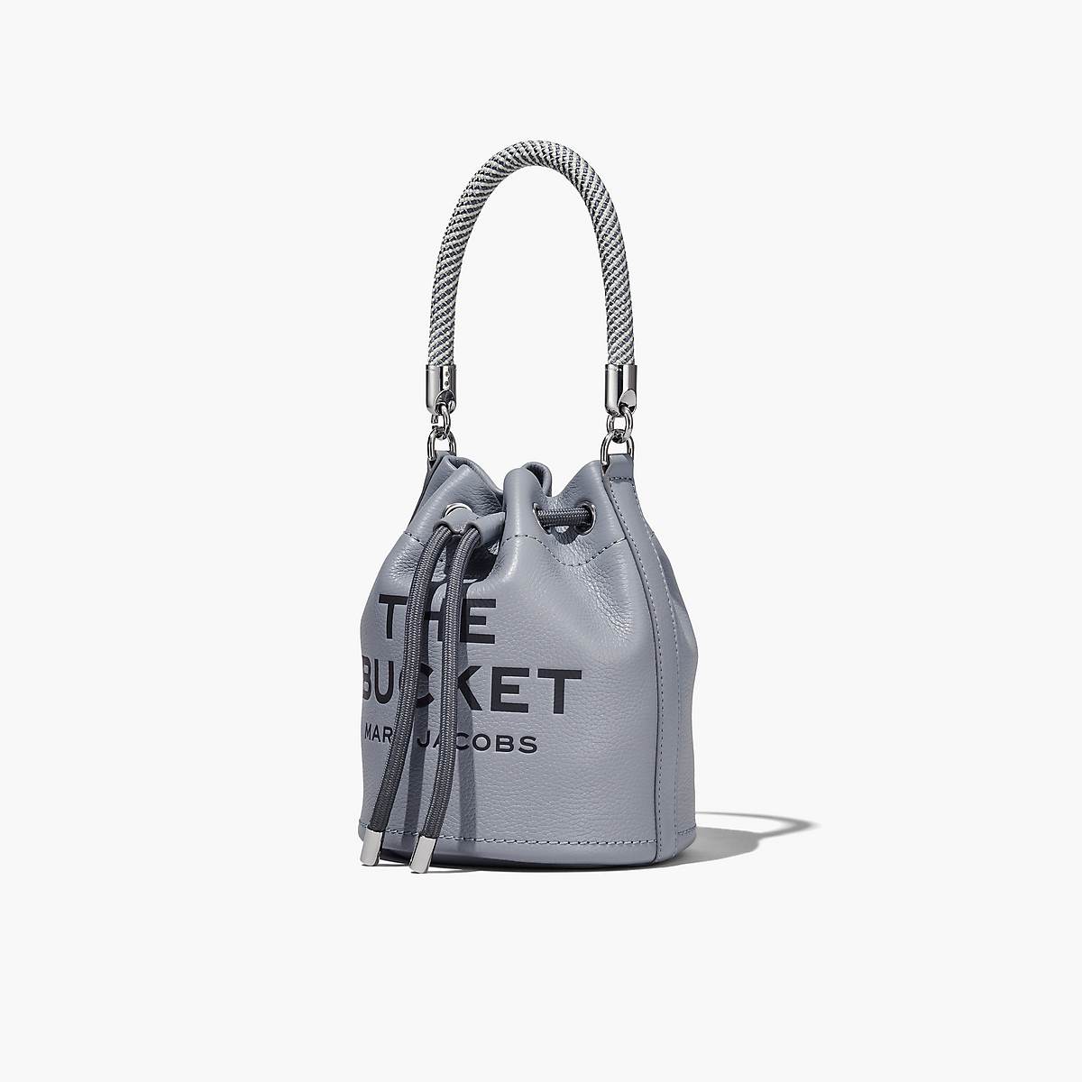 Women Marc Jacobs Leather Bucket Bags Grey | UK MJ0452-J81