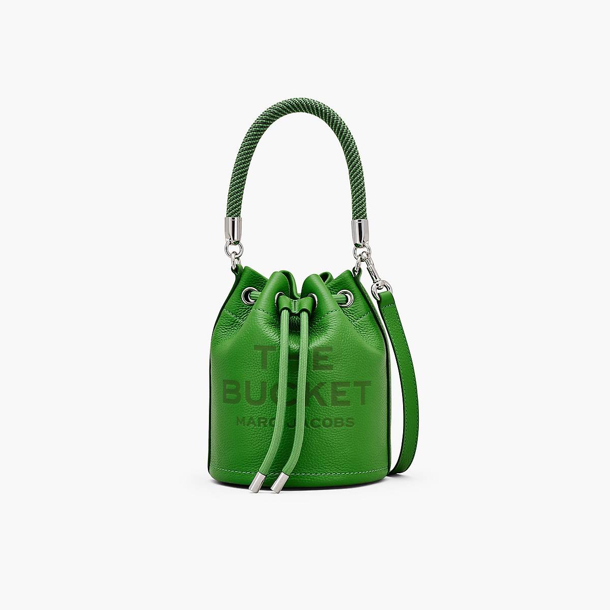 Women Marc Jacobs Leather Bucket Bags Green | UK MJ3075-R59