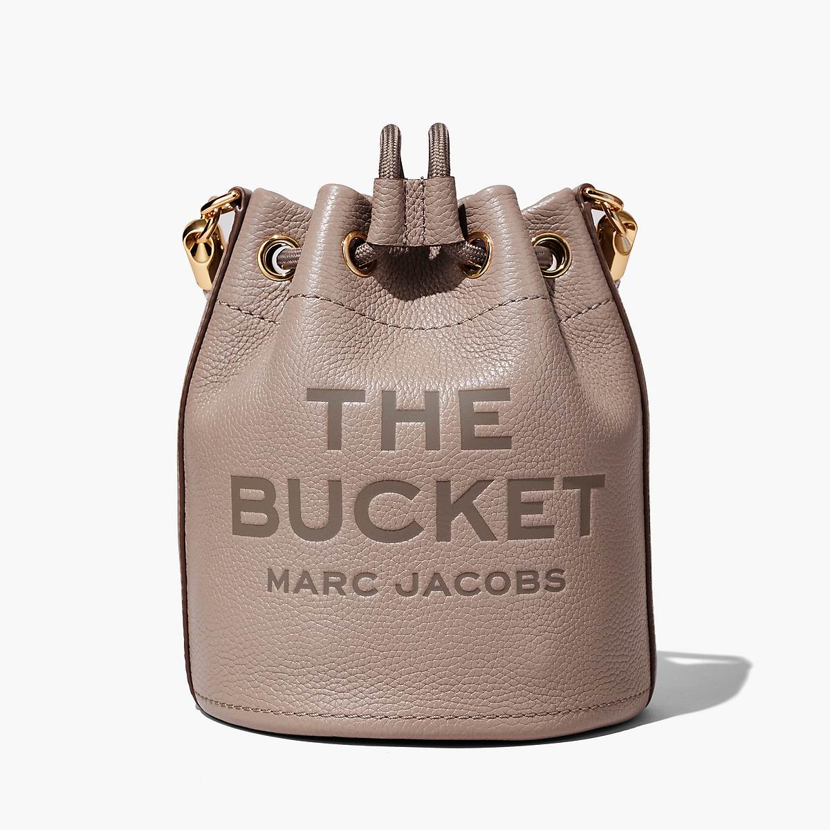 Women Marc Jacobs Leather Bucket Bags Light Grey | UK MJ0345-K96