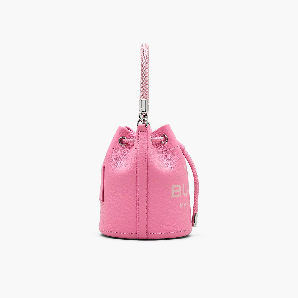 Women Marc Jacobs Leather Bucket Bags Pink | UK MJ1394-L38