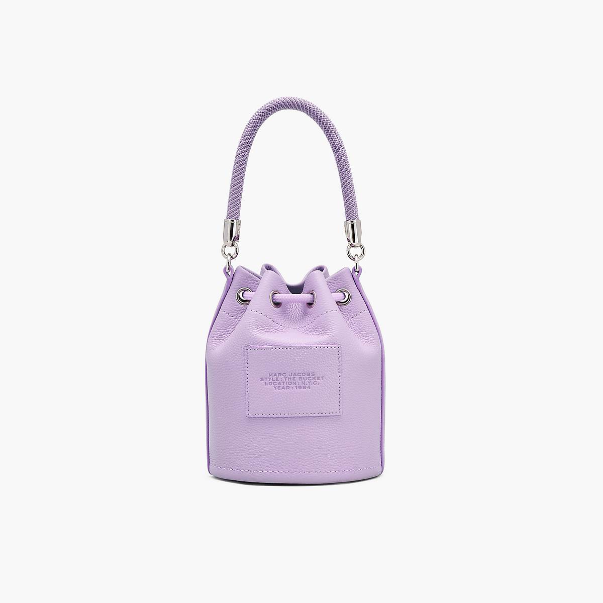 Women Marc Jacobs Leather Bucket Bags Purple | UK MJ9603-T58