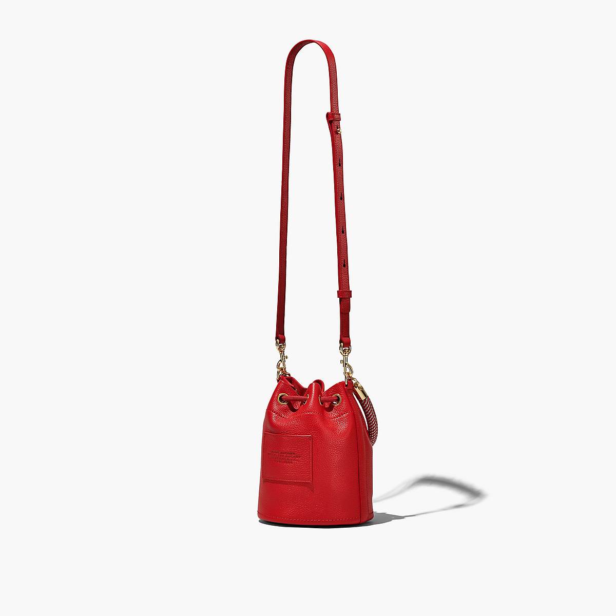 Women Marc Jacobs Leather Bucket Bags Red | UK MJ9248-X93