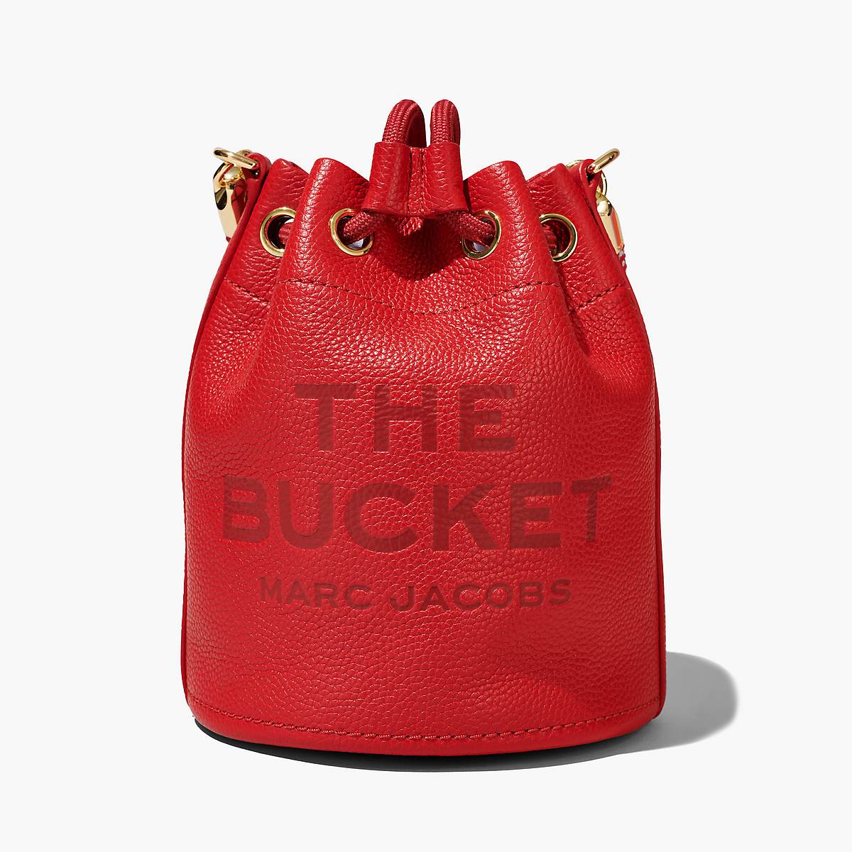 Women Marc Jacobs Leather Bucket Bags Red | UK MJ9248-X93