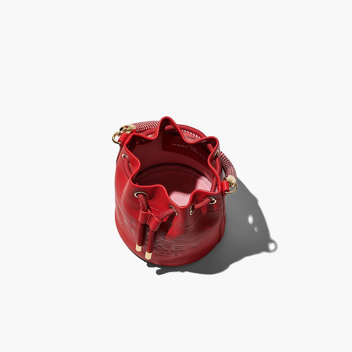 Women Marc Jacobs Leather Bucket Bags Red | UK MJ9248-X93