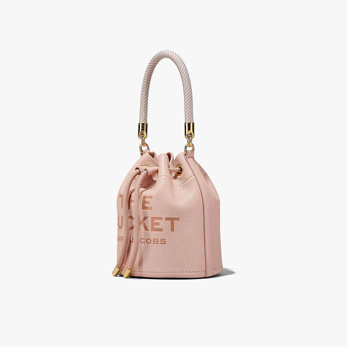 Women Marc Jacobs Leather Bucket Bags Rose | UK MJ4076-Z83