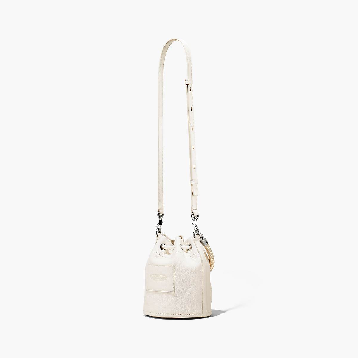 Women Marc Jacobs Leather Bucket Bags Silver | UK MJ4958-N54