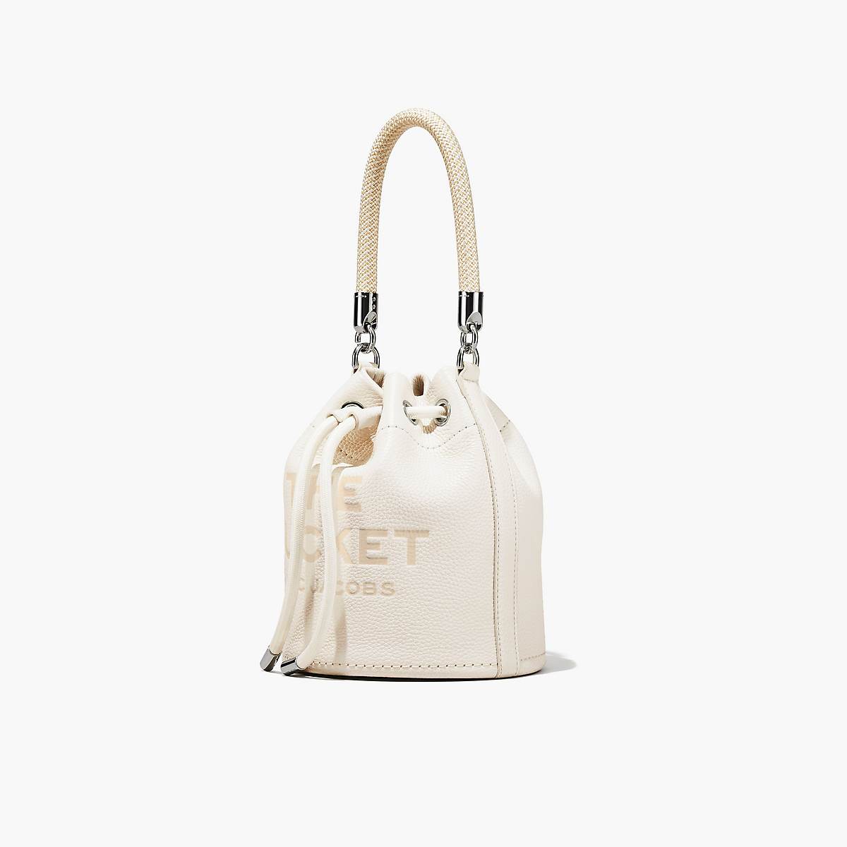 Women Marc Jacobs Leather Bucket Bags Silver | UK MJ4958-N54