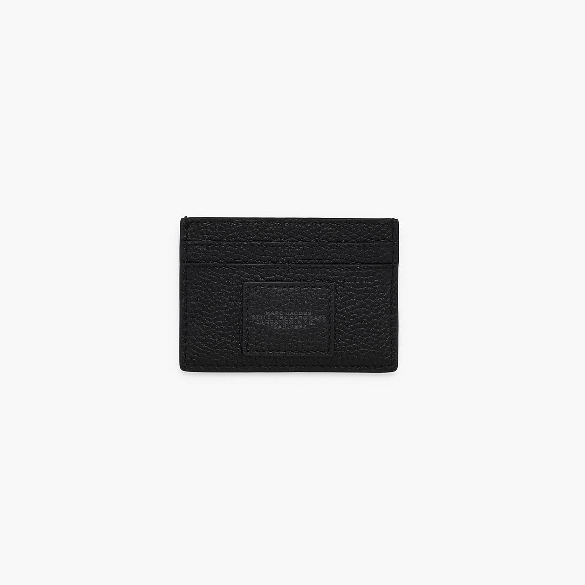 Women Marc Jacobs Leather Card Case Wallets Black | UK MJ9245-K30