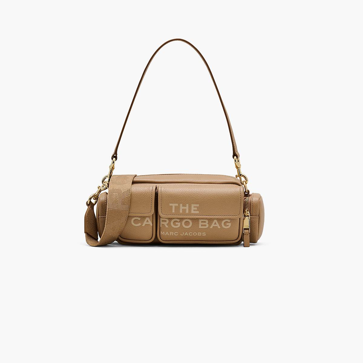 Women Marc Jacobs Leather Cargo Shoulder Bags Brown | UK MJ4592-F15