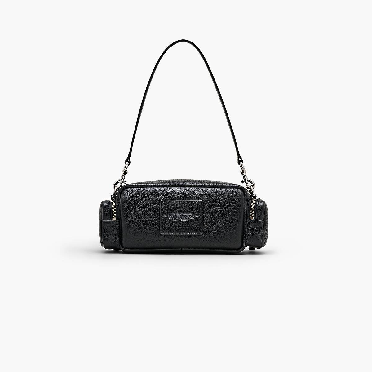 Women Marc Jacobs Leather Cargo Shoulder Bags Black | UK MJ2306-H94