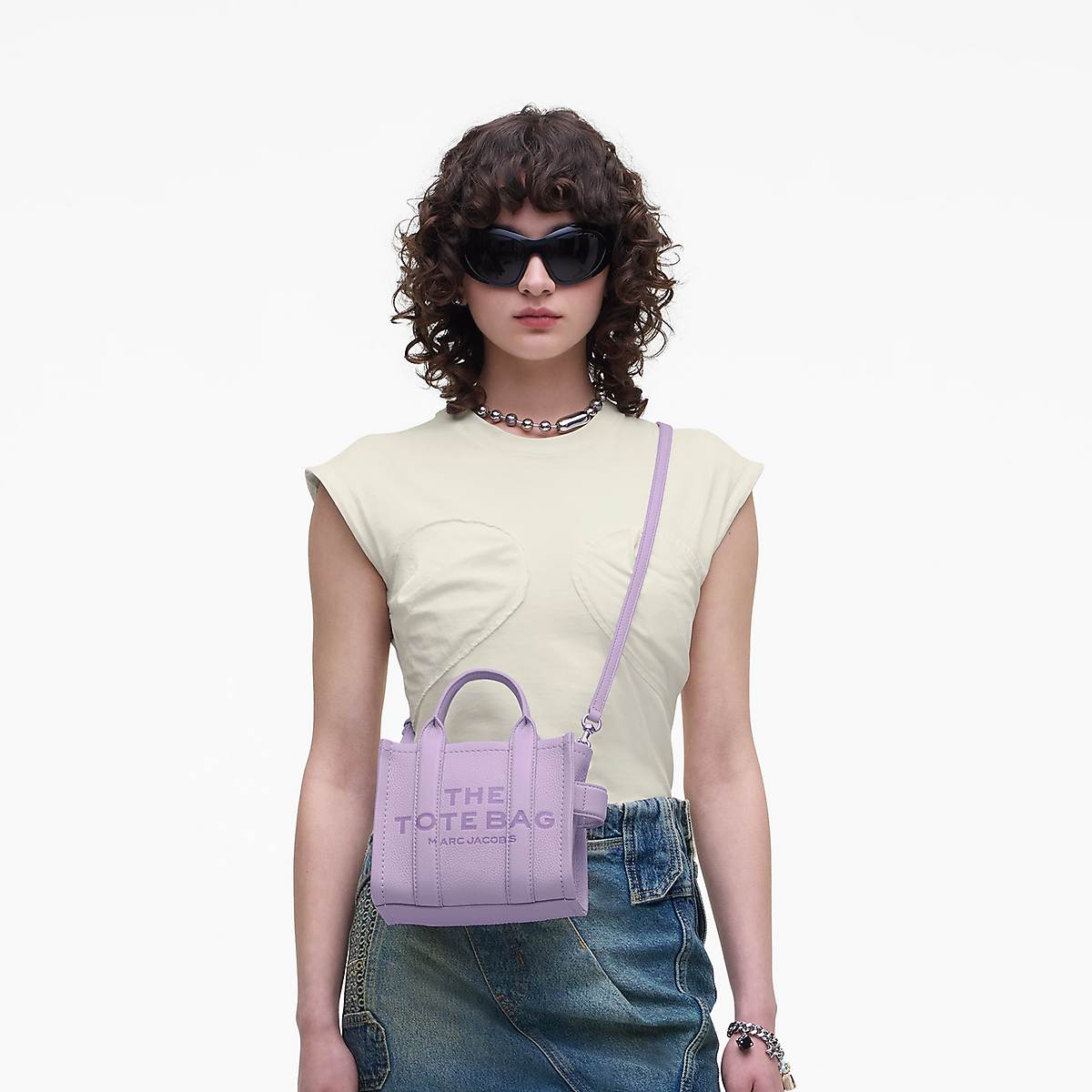 Women Marc Jacobs Leather Crossbody Tote Bags Purple | UK MJ2940-M31