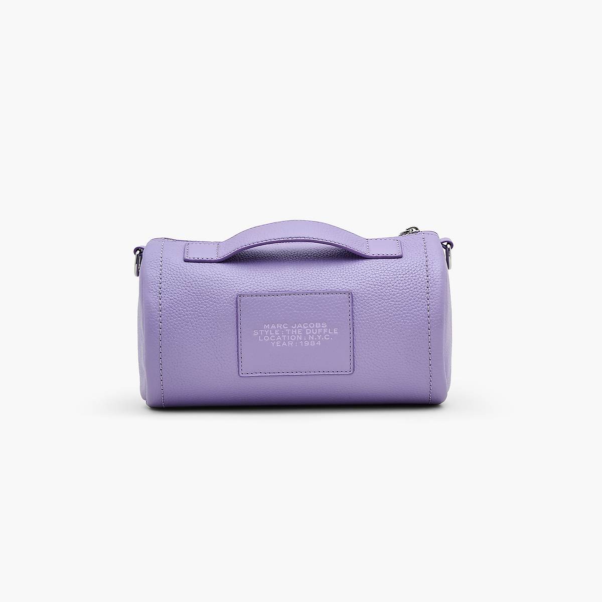 Women Marc Jacobs Leather Duffle Crossbody Bags Lavender | UK MJ6035-Z93