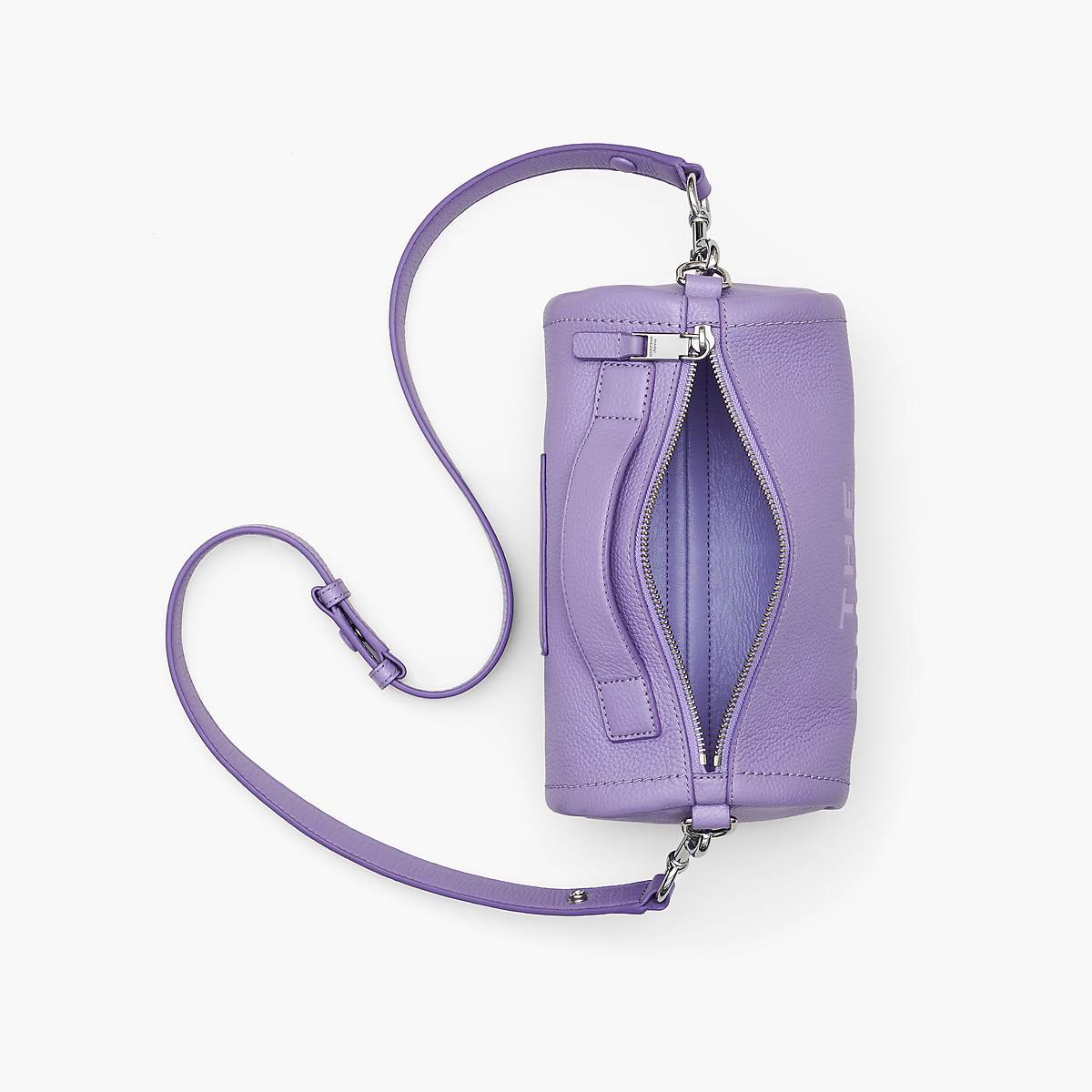 Women Marc Jacobs Leather Duffle Crossbody Bags Lavender | UK MJ6035-Z93