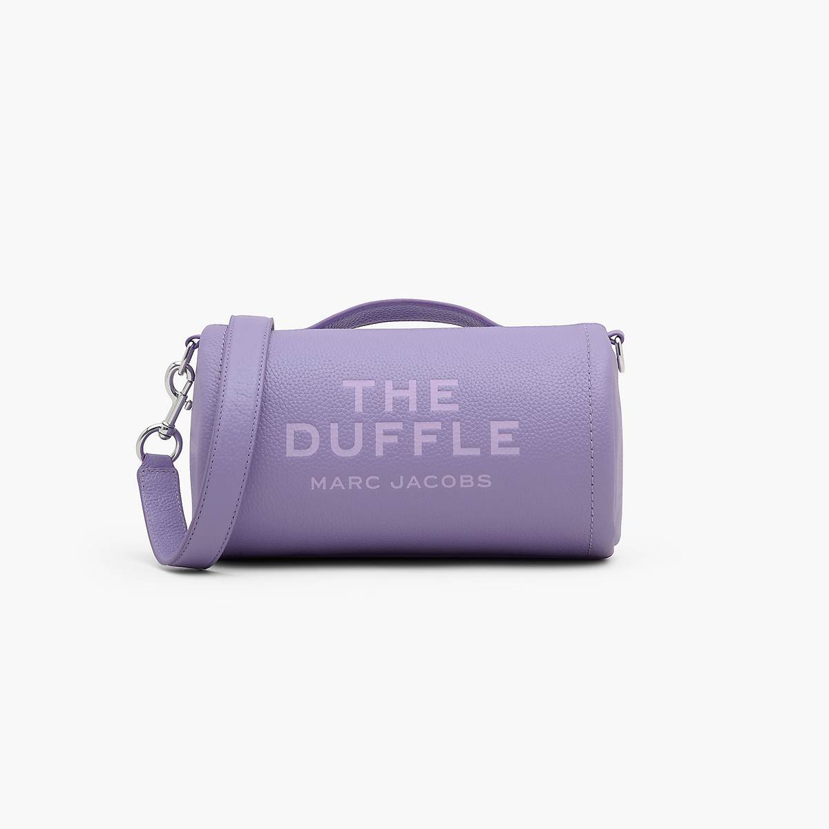 Women Marc Jacobs Leather Duffle Crossbody Bags Lavender | UK MJ6035-Z93