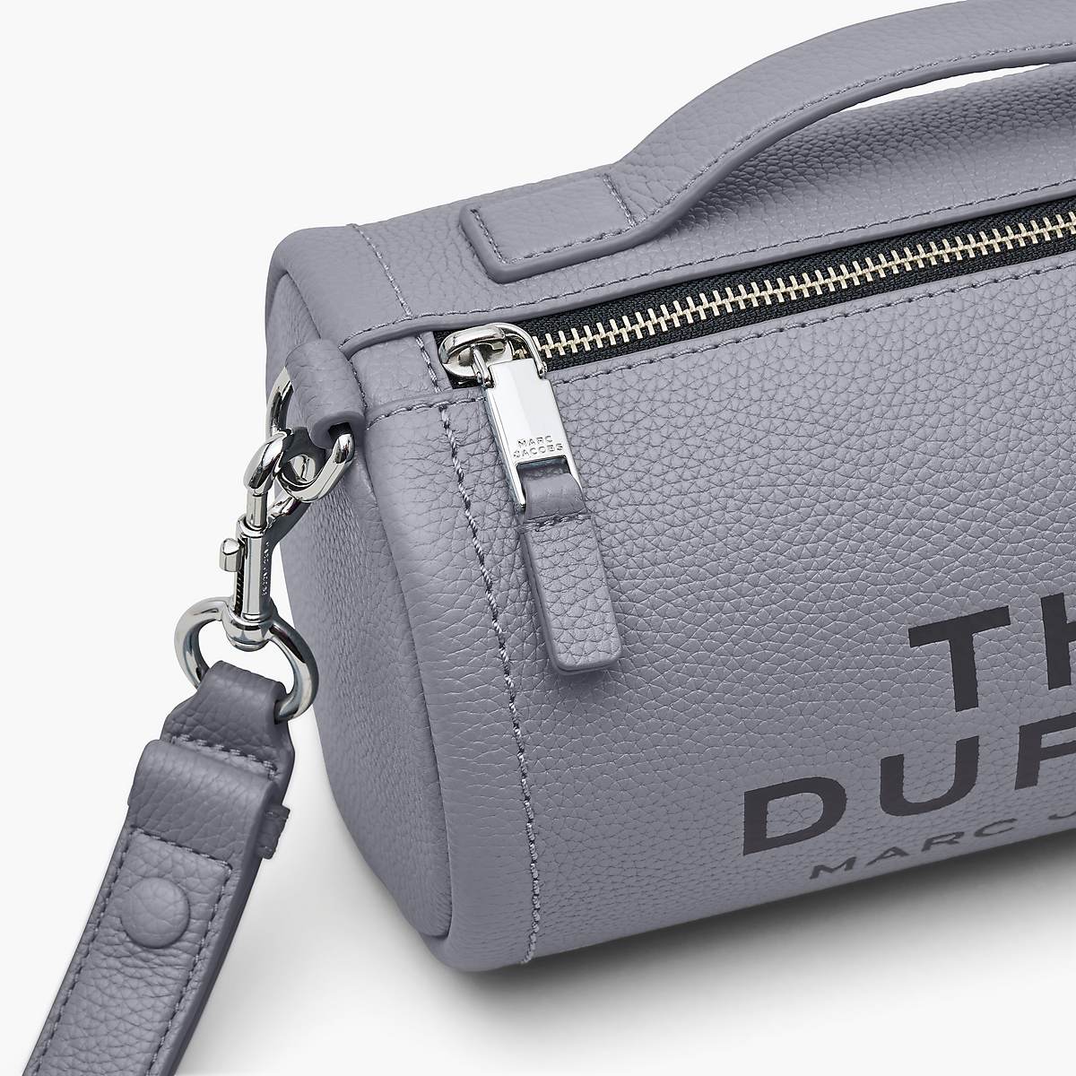 Women Marc Jacobs Leather Duffle Crossbody Bags Grey | UK MJ9543-V84