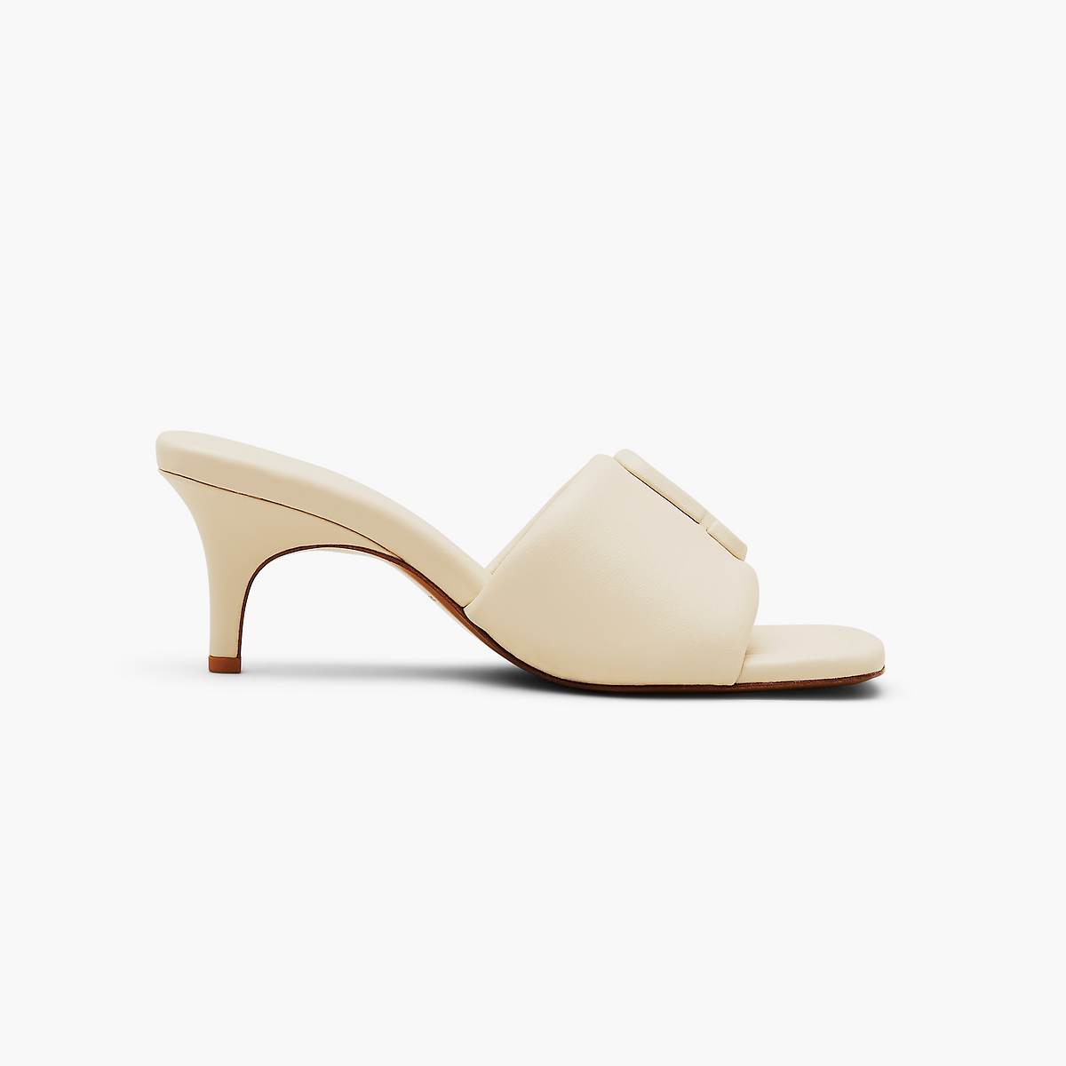 Women Marc Jacobs Leather J Marc Heeled Sandals White | UK MJ1935-W78