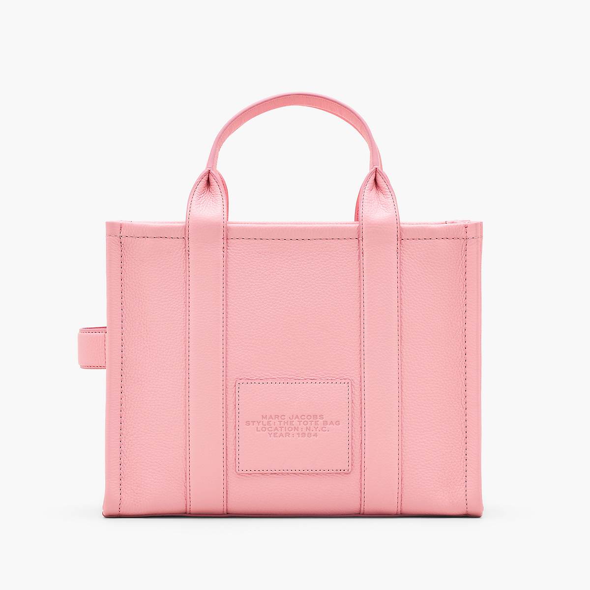 Women Marc Jacobs Leather Medium Tote Bags Light Pink | UK MJ7235-R64