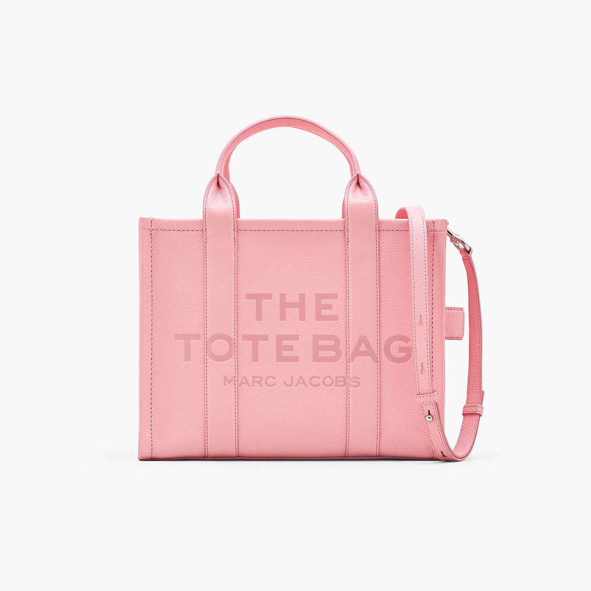 Women Marc Jacobs Leather Medium Tote Bags Light Pink | UK MJ7235-R64