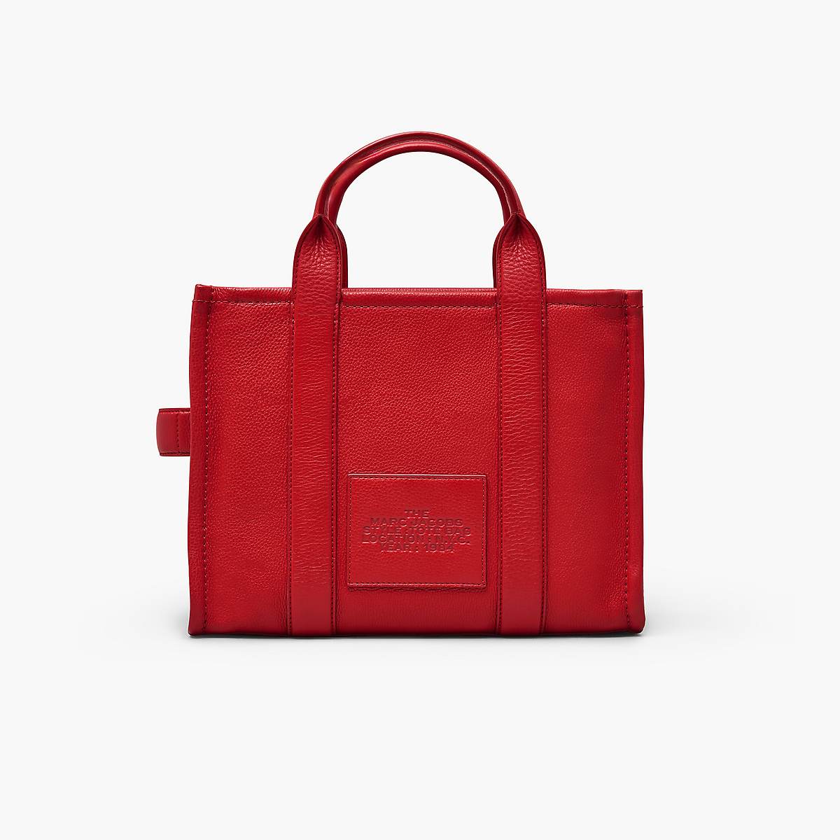 Women Marc Jacobs Leather Medium Tote Bags Red | UK MJ4561-F16