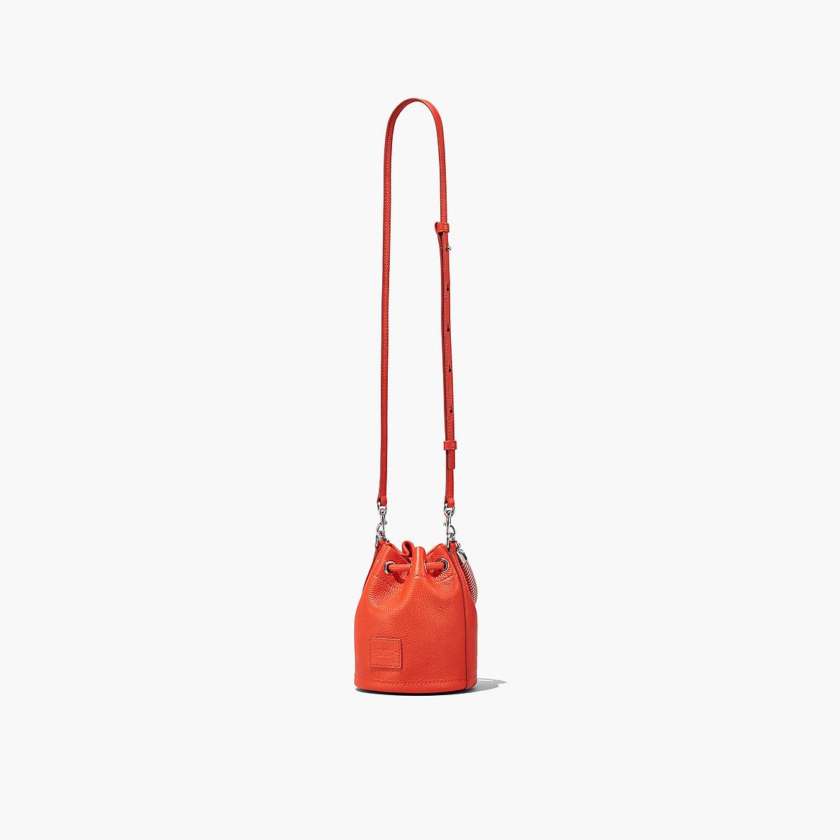 Women Marc Jacobs Leather Mini Bucket Bags Orange | UK MJ5238-L75