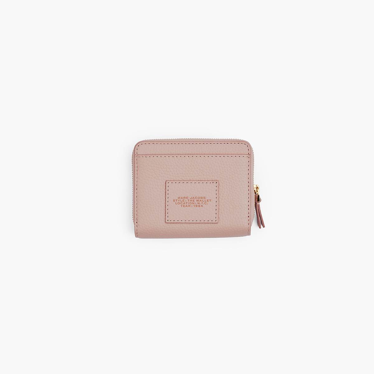 Women Marc Jacobs Leather Mini Compact Wallets Rose | UK MJ1084-W03