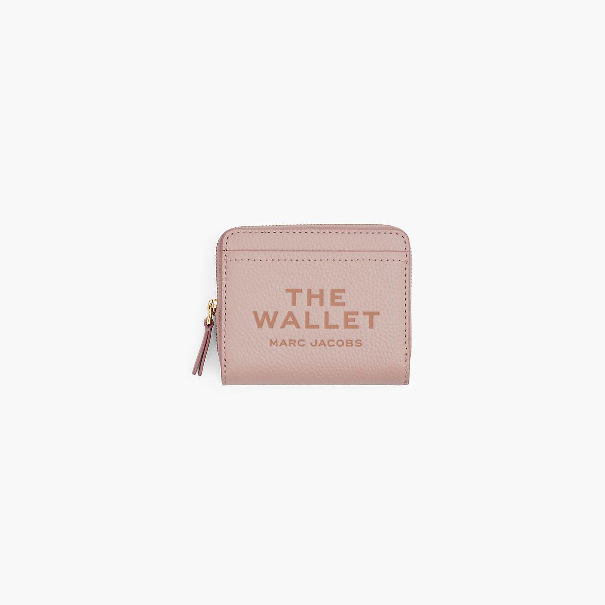 Women Marc Jacobs Leather Mini Compact Wallets Rose | UK MJ1084-W03