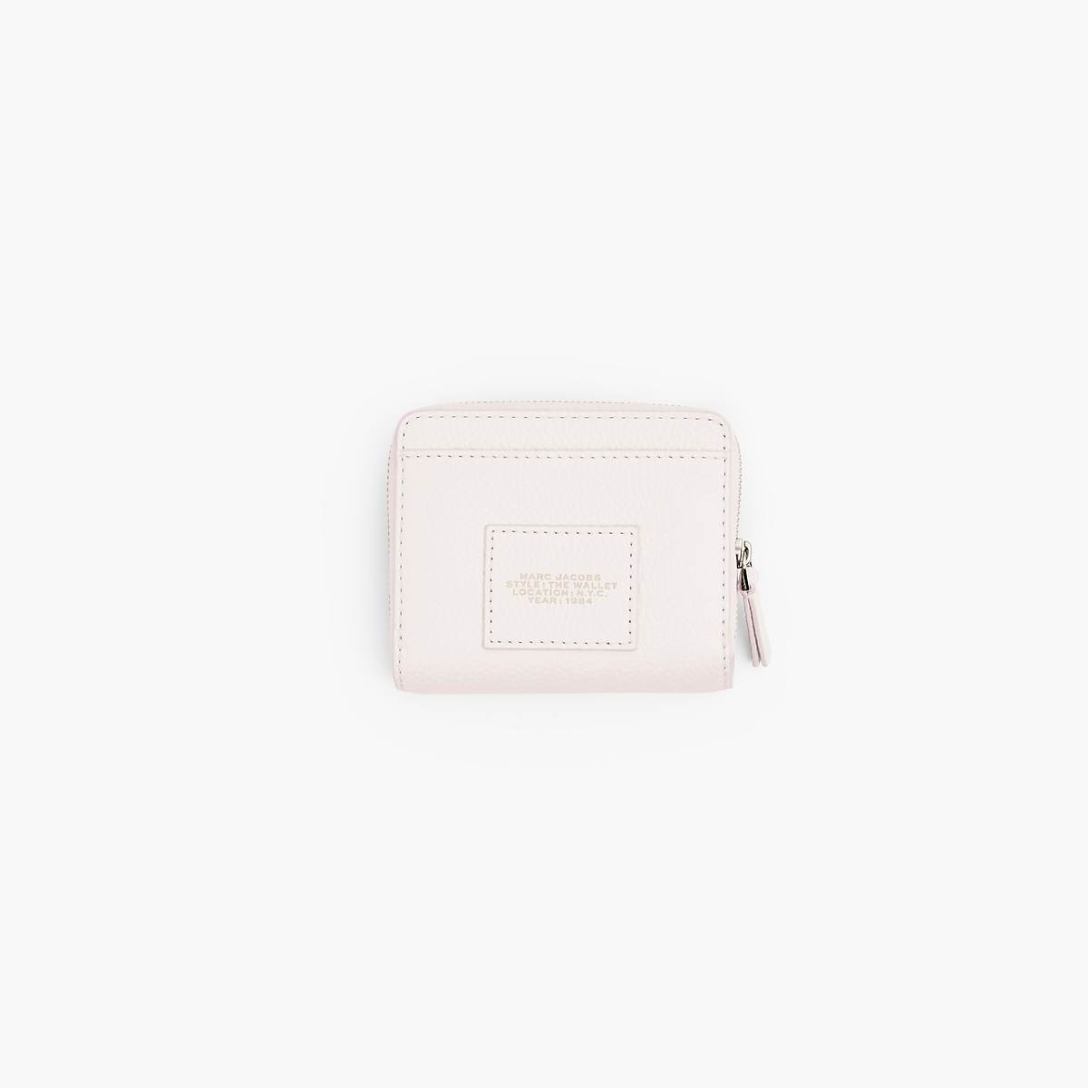 Women Marc Jacobs Leather Mini Compact Wallets White | UK MJ2917-E79