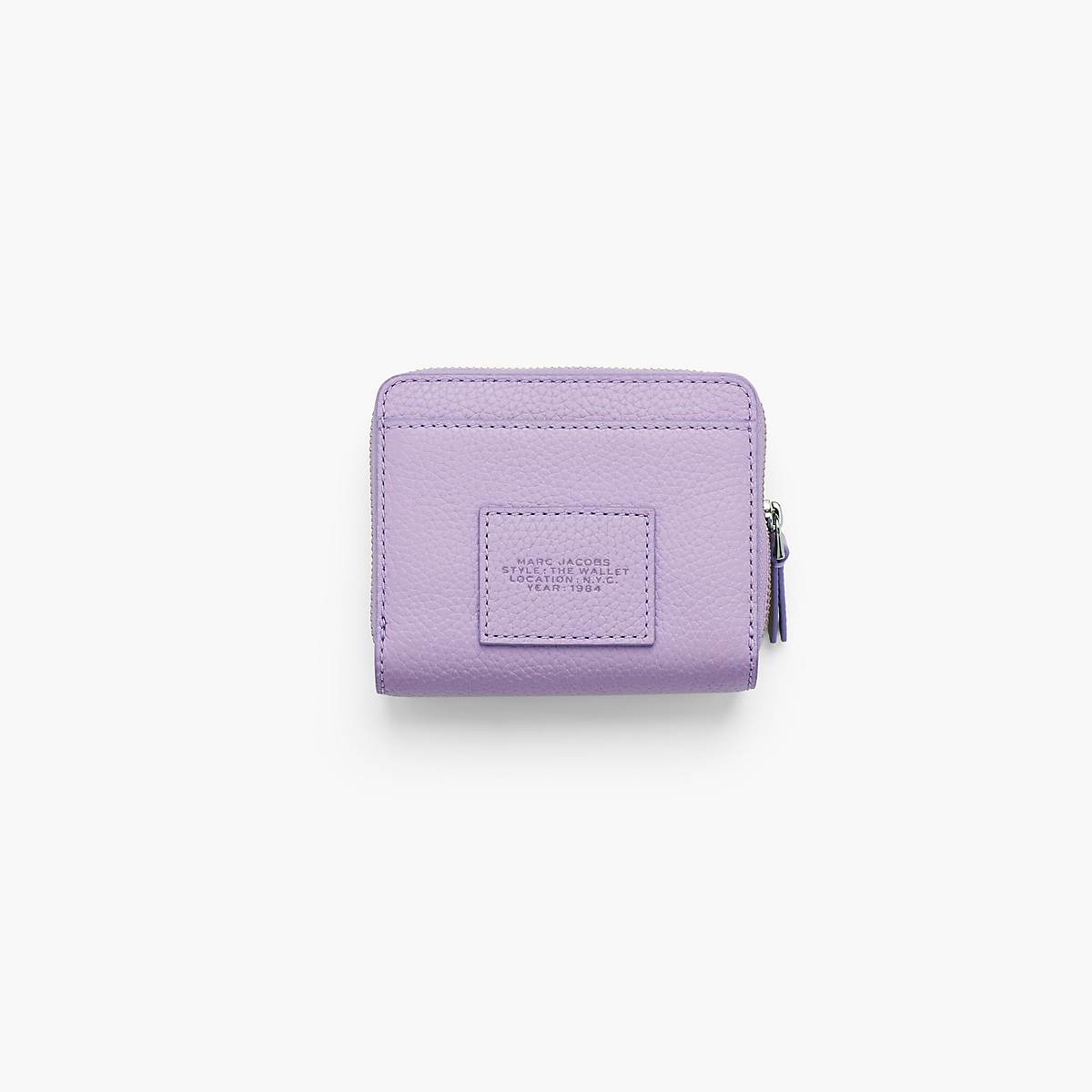 Women Marc Jacobs Leather Mini Compact Wallets Purple | UK MJ9418-T95