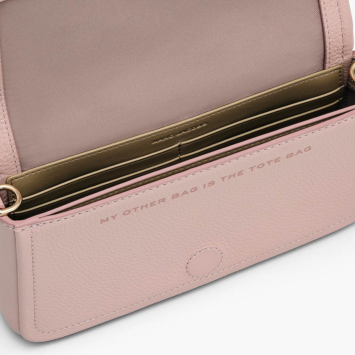 Women Marc Jacobs Leather Mini Crossbody Bags Rose | UK MJ7518-C59