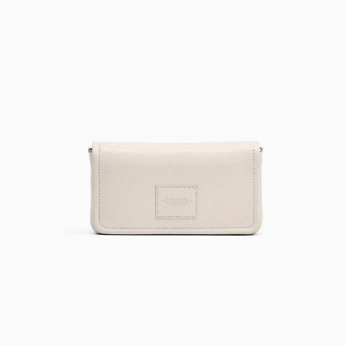 Women Marc Jacobs Leather Mini Crossbody Bags White | UK MJ7485-V23