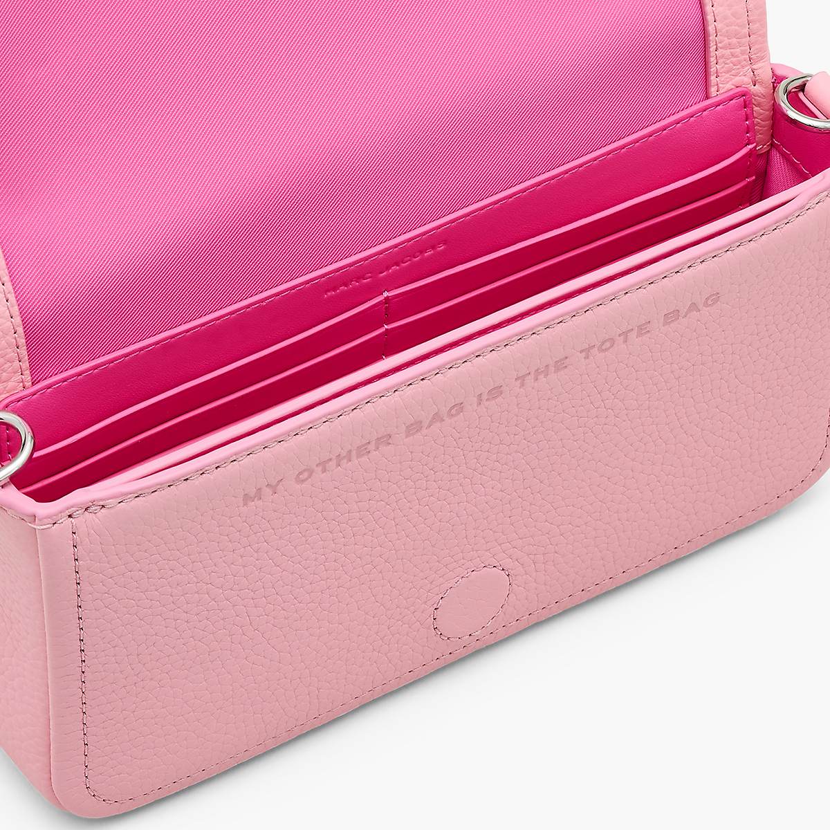 Women Marc Jacobs Leather Mini Crossbody Bags Pink | UK MJ0539-Q96