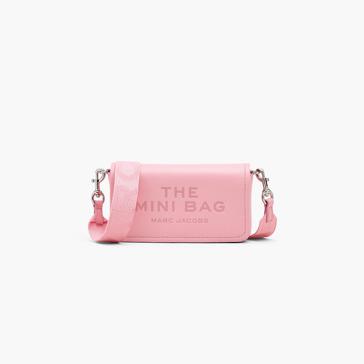 Women Marc Jacobs Leather Mini Crossbody Bags Pink | UK MJ0539-Q96