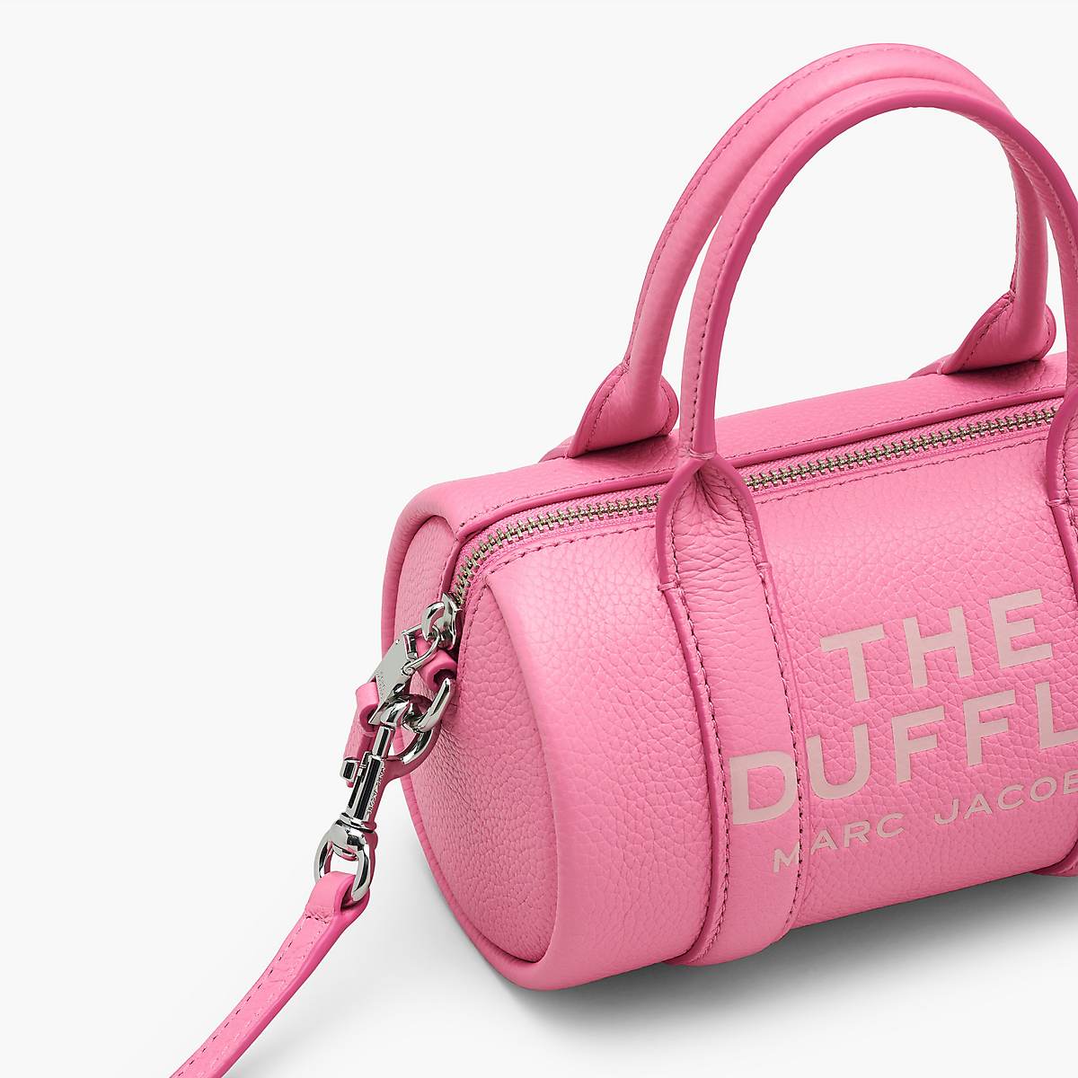 Women Marc Jacobs Leather Mini Duffle Crossbody Bags Pink | UK MJ9172-R59