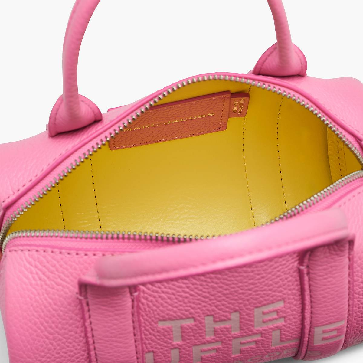 Women Marc Jacobs Leather Mini Duffle Crossbody Bags Pink | UK MJ9172-R59